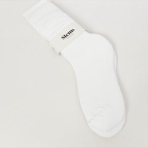 Stems White Scrunch Socks Long Boot Two Pack Slouch Socks Crew Booties